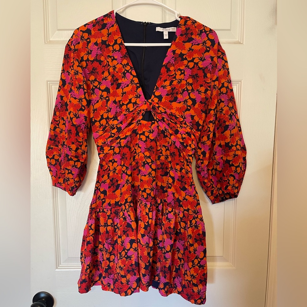 Dereck Lam 10 Crosby Floral Talia Keyhole Dress